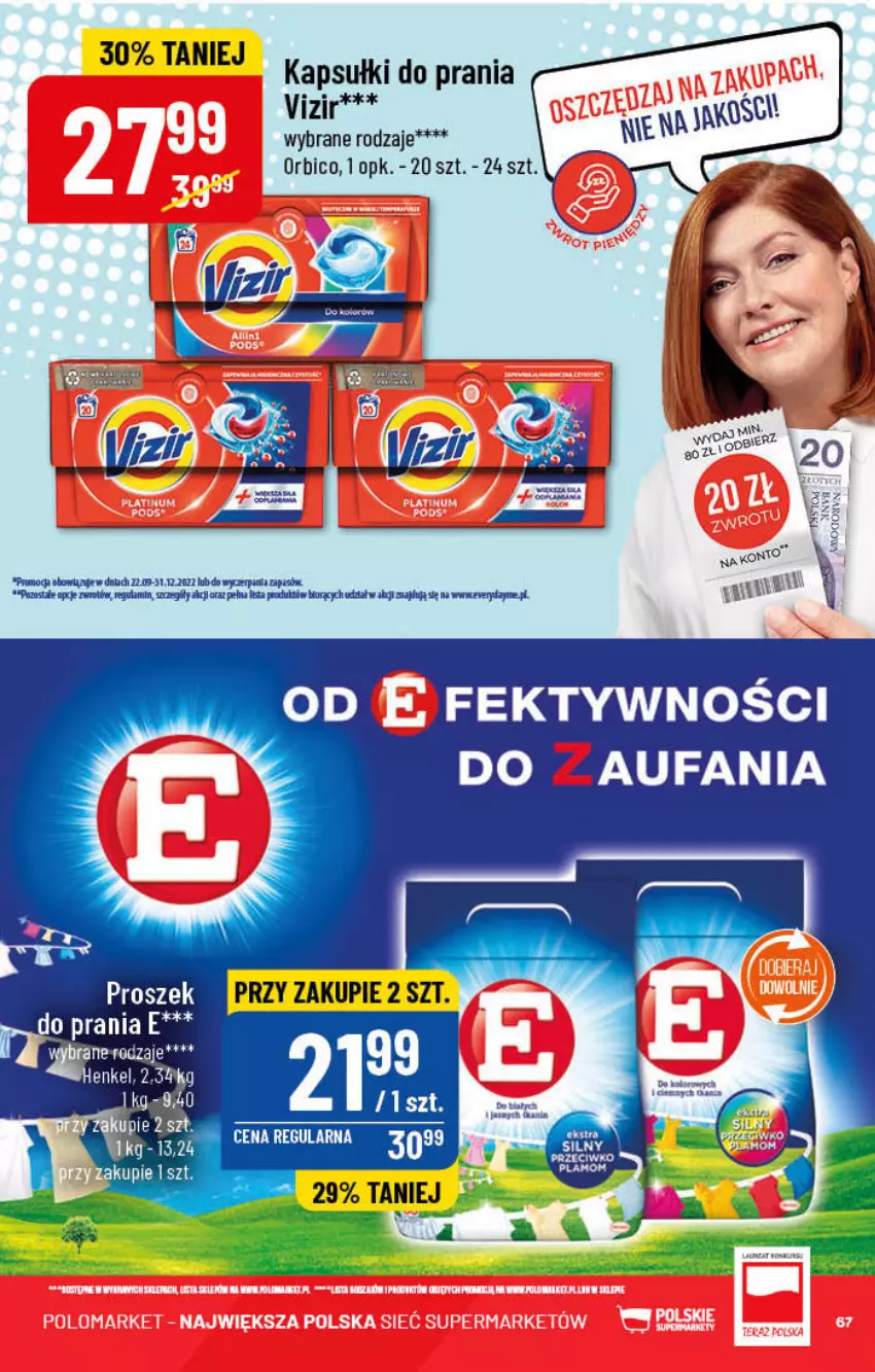 Gazetka promocyjna PoloMarket - Gazetka pomocyjna - ważna 28.12 do 31.12.2022 - strona 67 - produkty: BIC, Fa, Kapsułki do prania, Ser, Vizir