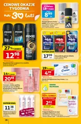 Gazetka promocyjna Auchan - Gazetka 30 Lat Hipermarket Auchan - Gazetka - ważna od 08.07 do 08.07.2026 - strona 26 - produkty: Ser, Pur, Biovax, Dezodorant, Adidas, Cleanic, Chusteczki, Płatki kosmetyczne, Szampon, Peeling, Podpaski, Gillette, Foxy, Maska, Antyperspirant