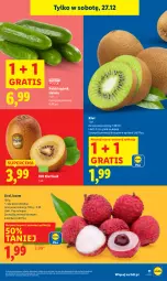 Gazetka promocyjna Lidl - GAZETKA - Gazetka - ważna od 27.12 do 27.12.2025 - strona 11 - produkty: Gra, Ogórek, Kiwi, Liczi