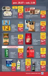 Gazetka promocyjna Aldi - Oferta weekendowa - Gazetka - ważna od 02.08 do 02.08.2025 - strona 3 - produkty: Piwa, Piwo, Ludwik, Domestos, Ciastka, Kawa rozpuszczalna, Gin, Gra, Do mycia naczyń, Papier, Orzeszki, Kawa ziarnista, Chałwa, Kawa, Coca-Cola, Płyn do mycia naczyń, Lody, Ręcznik, Rolki, Płyn do mycia, Ciastka owsiane, Ręczniki papierowe, Jacobs, Orzeszki ziemne, Lech Premium