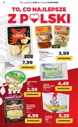 Gazetka promocyjna Netto - Artykuły spożywcze - Gazetka - ważna od 14.09 do 14.09.2022 - strona 6 - produkty: Serek wiejski, Pierogi, Sos, Ser, Twaróg, Madej Wróbel, Dega, Serek, Twaróg półtłusty, Emmental