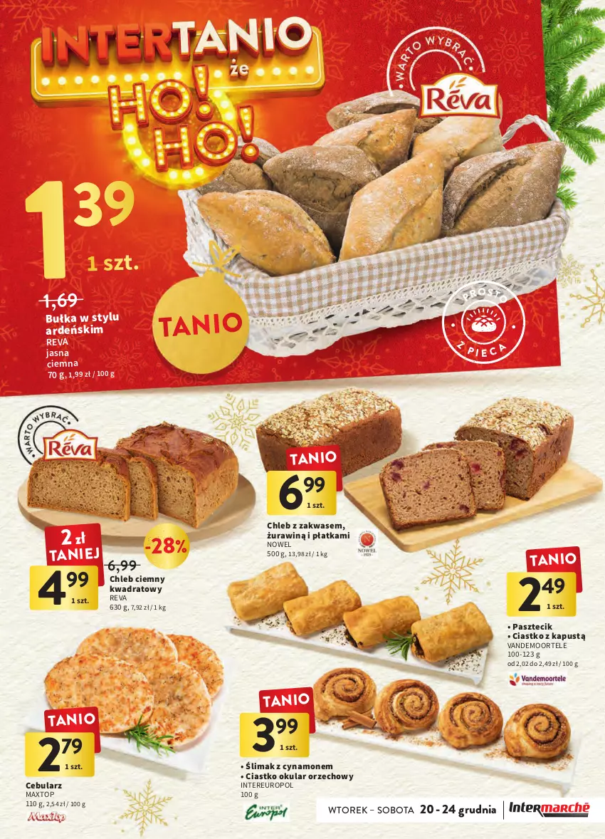 Gazetka promocyjna Intermarche - Gazetka Intermarche - ważna 20.12 do 24.12.2022 - strona 27 - produkty: Bułka, Cebula, Chleb, Kapustą, Top