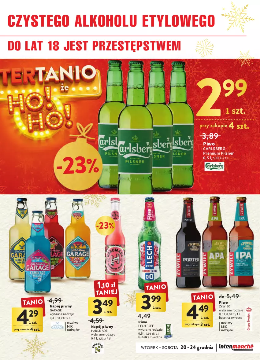 Gazetka promocyjna Intermarche - Gazetka Intermarche - ważna 20.12 do 24.12.2022 - strona 41 - produkty: Carlsberg, Napój, Piwo