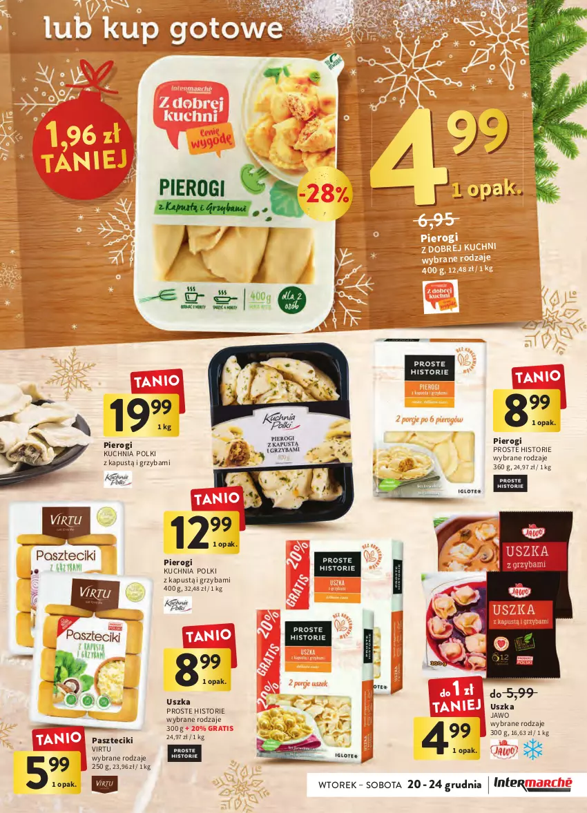 Gazetka promocyjna Intermarche - Gazetka Intermarche - ważna 20.12 do 24.12.2022 - strona 5 - produkty: Gra, Kapustą, Kuchnia, Pierogi, Virtu