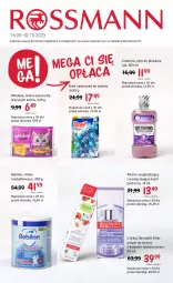 Gazetka promocyjna Rossmann - 16 września - Gazetka - ważna od 02.10 do 02.10.2023 - strona 1 - produkty: Mokra karma, Ser, Rum, Listerine, Mleko modyfikowane, Serum do twarzy, Bref, Whiskas, L’Oréal, Alterra, Serum, Płyn do płukania, Krem pod oczy, Mleko, BEBILON