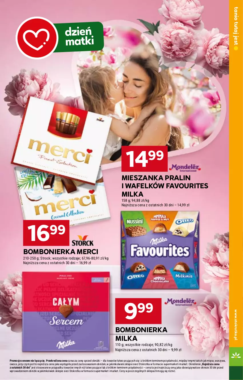 Gazetka promocyjna Stokrotka - Supermarket - ważna 23.05 do 28.05.2024 - strona 23 - produkty: Fa, Merci, Mięso, Milka, Owoce, Warzywa