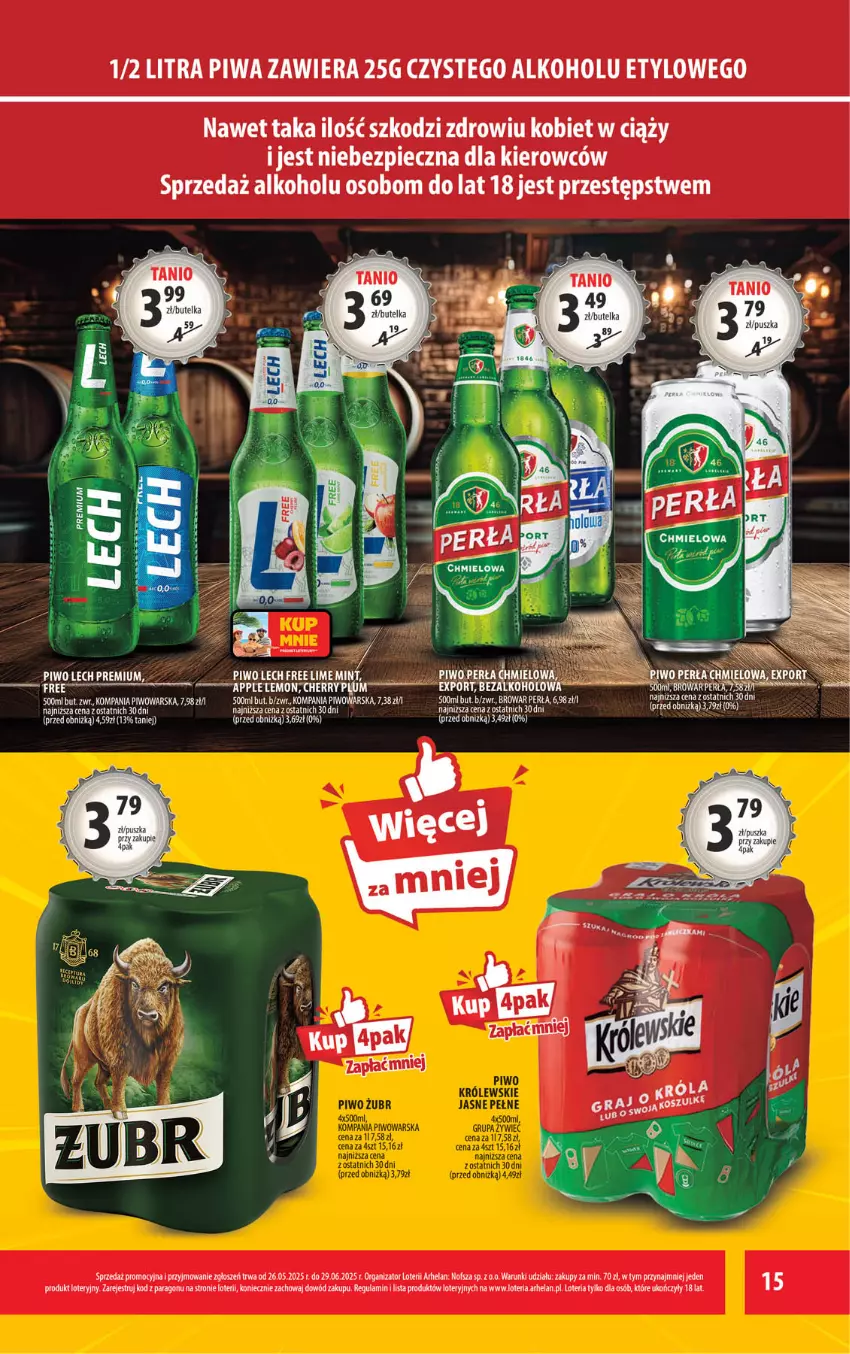 Gazetka promocyjna Arhelan - Gazetka - ważna 16.06 do 29.06.2025 - strona 15 - produkty: Perła, Piec, Piwa, Piwo