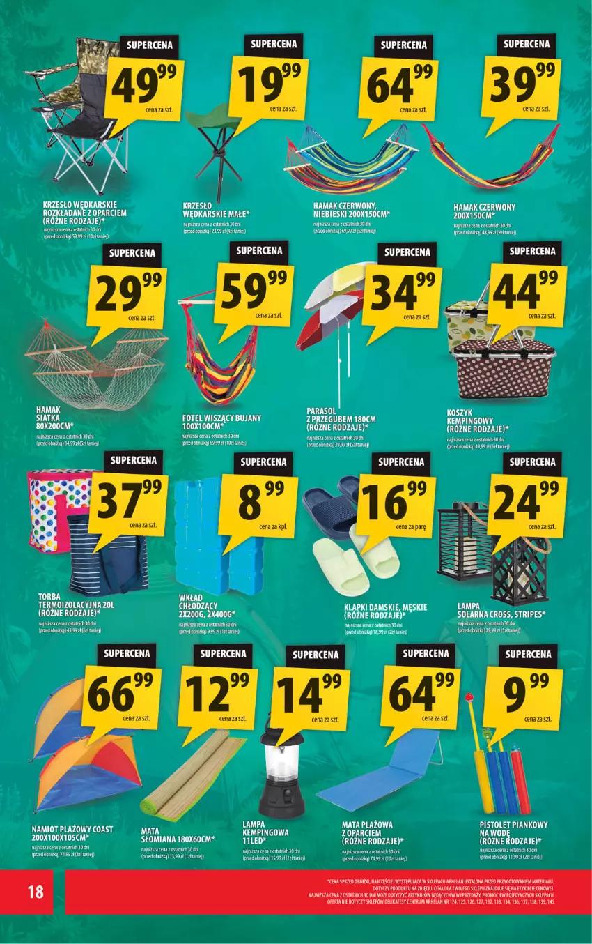 Gazetka promocyjna Arhelan - Gazetka - ważna 16.06 do 29.06.2025 - strona 18 - produkty: Fa, Fotel, Namiot, Rum