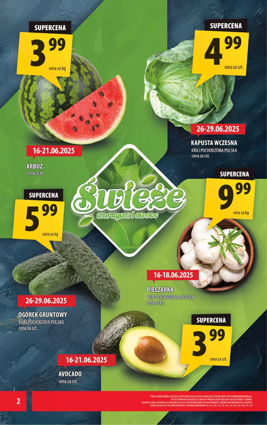Gazetka promocyjna Arhelan - Gazetka - ważna 16.06 do 29.06.2025 - strona 2 - produkty: Piec, Pieczarka, Rum