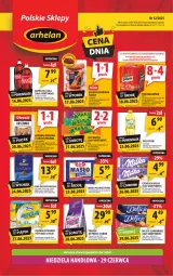Gazetka promocyjna Arhelan - Gazetka - Gazetka - ważna od 29.06 do 29.06.2025 - strona 1 - produkty: Piwa, Piwo, Piec, Królewski, Kaktus, Duda, Lody, Kaszanka, Grill, Kasza, Kiełbasa