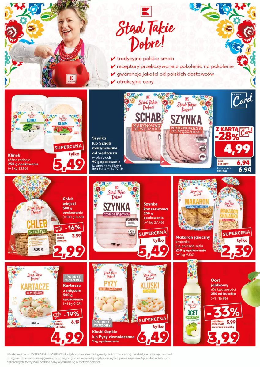 Gazetka promocyjna Kaufland - Kaufland - ważna 26.08 do 28.08.2024 - strona 25 - produkty: Szynka