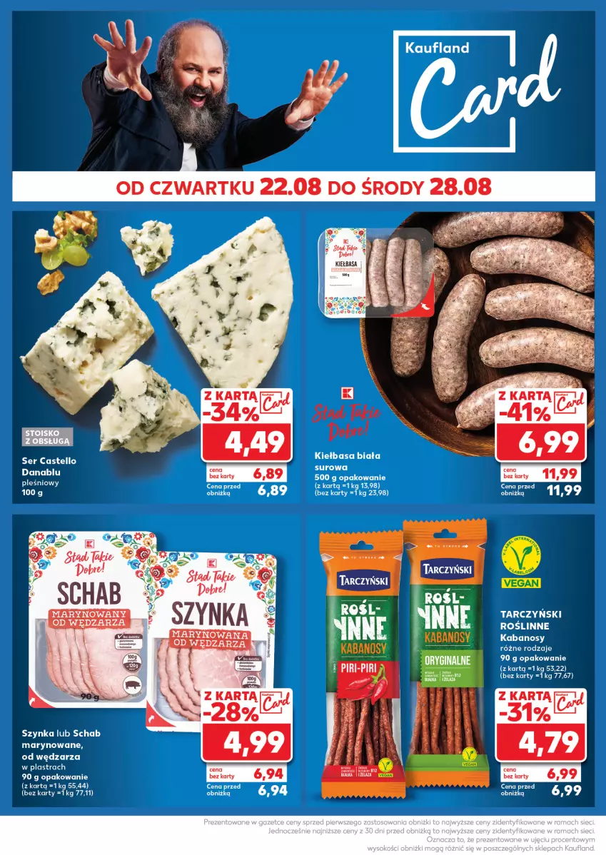 Gazetka promocyjna Kaufland - Kaufland - ważna 26.08 do 28.08.2024 - strona 28 - produkty: Kiełbasa, Kiełbasa biała, Ser, Szynka, Tarczyński