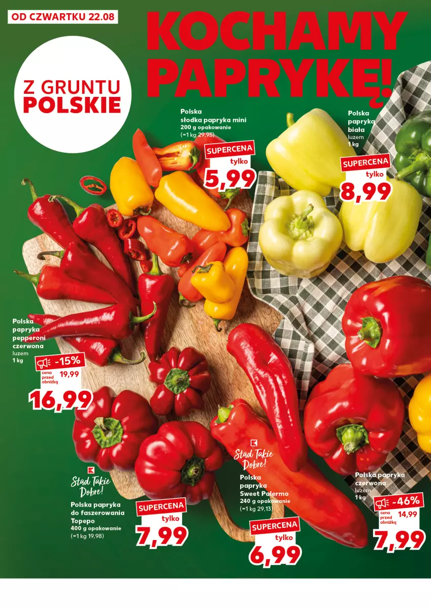 Gazetka promocyjna Kaufland - Kaufland - ważna 26.08 do 28.08.2024 - strona 8 - produkty: Fa, Grunt, Papryka, Papryka pepperoni, Top