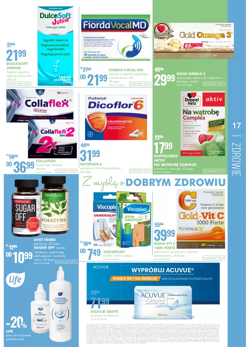 Gazetka promocyjna Super Pharm - Gazetka - ważna 19.08 do 31.08.2022 - strona 17 - produkty: Doppelherz, Monitor, Pastylki, Piec, Półka, Por, Soczewki kontaktowe, Viscoplast, Zdrowie