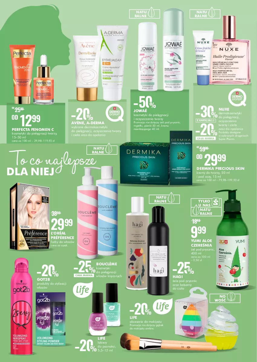 Gazetka promocyjna Super Pharm - Gazetka - ważna 19.08 do 31.08.2022 - strona 4 - produkty: Dermika, Fa, Got2b, L’Oréal, Lakier, Makijaż, Nuxe