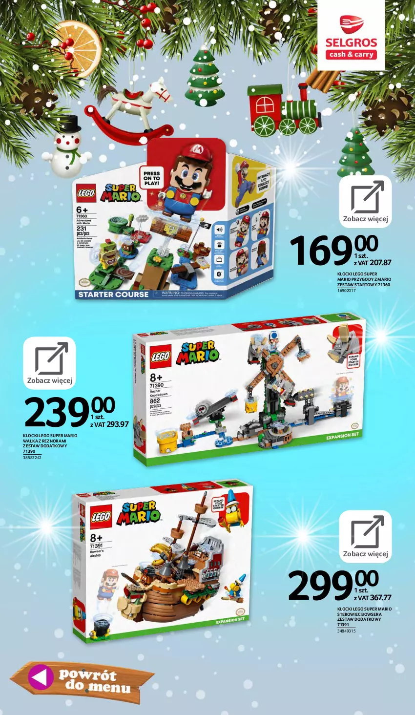 Gazetka promocyjna Selgros - E-katalog zabawki - ważna 10.11 do 24.12.2021 - strona 17 - produkty: Klocki, LEGO, Ser