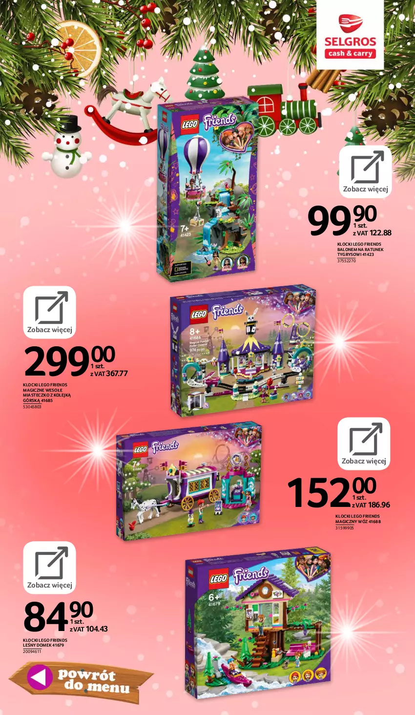 Gazetka promocyjna Selgros - E-katalog zabawki - ważna 10.11 do 24.12.2021 - strona 22 - produkty: Gry, Klocki, LEGO, LEGO Friends, Olej