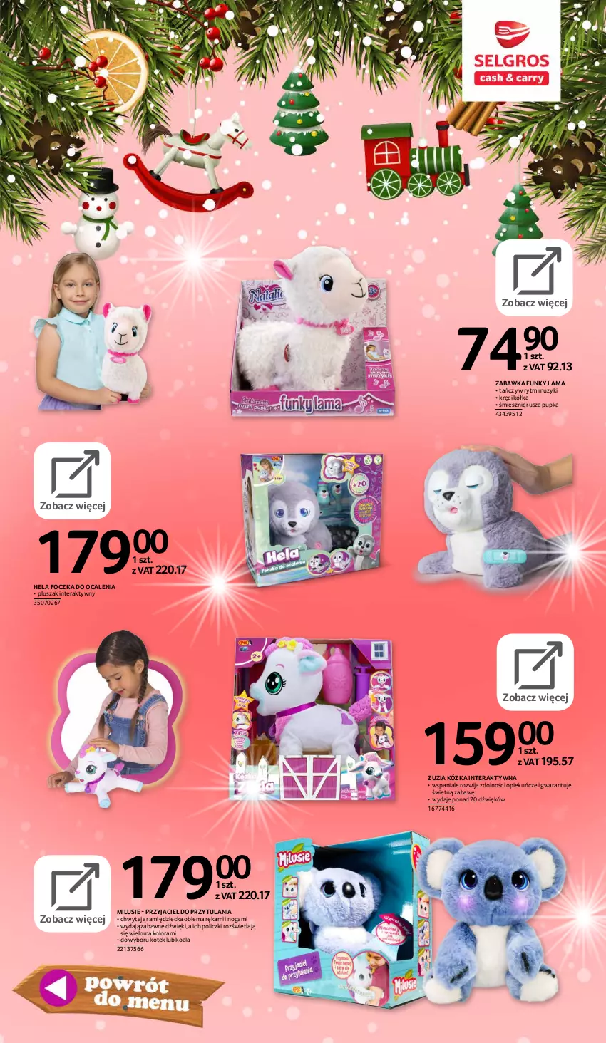 Gazetka promocyjna Selgros - E-katalog zabawki - ważna 10.11 do 24.12.2021 - strona 42 - produkty: Kotek, Pluszak, Tera, Zabawka