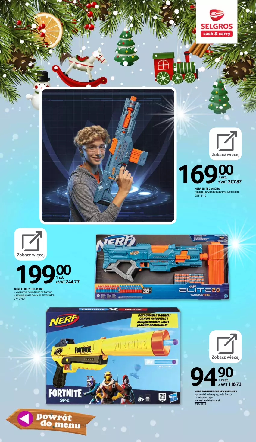 Gazetka promocyjna Selgros - E-katalog zabawki - ważna 10.11 do 24.12.2021 - strona 86 - produkty: Gry, Nerf, Wyrzutnia