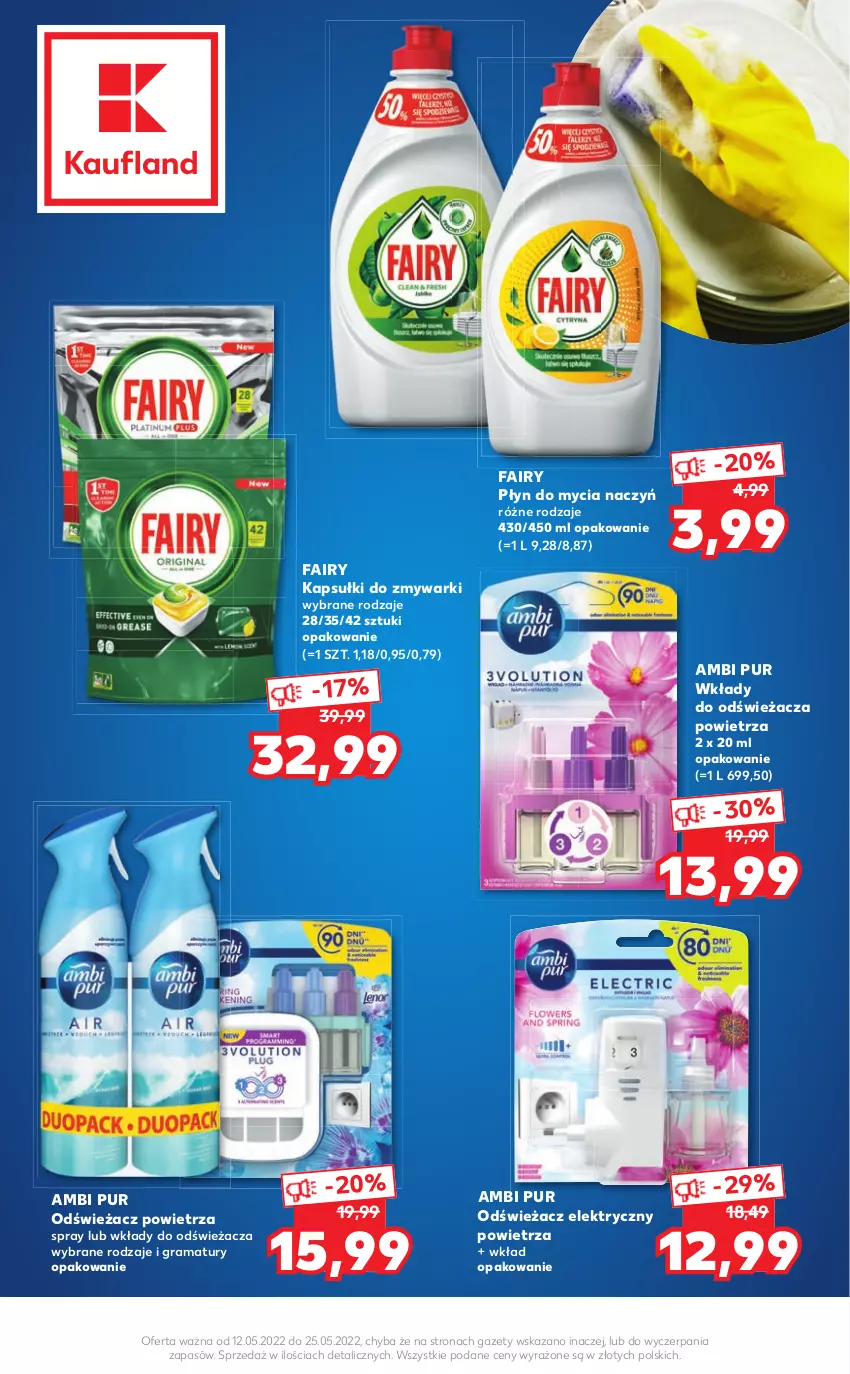 Gazetka promocyjna Kaufland - Katalog specjalny - ważna 12.05 do 25.05.2022 - strona 2 - produkty: Ambi Pur, Do mycia naczyń, Fa, Fairy, Gra, Odświeżacz powietrza, Płyn do mycia, Płyn do mycia naczyń, Pur, Rama, Zmywarki