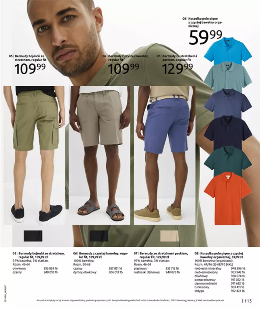 Gazetka promocyjna Bonprix - MODNY LUZ - ważna 15.07 do 25.08.2025 - strona 117 - produkty: Bermudy, Kawa, Kosz, Koszulka, Por