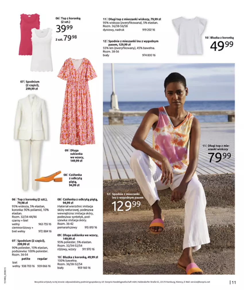 Gazetka promocyjna Bonprix - MODNY LUZ - ważna 15.07 do 25.08.2025 - strona 13 - produkty: Fa, HP, LG, Spodnie, Top