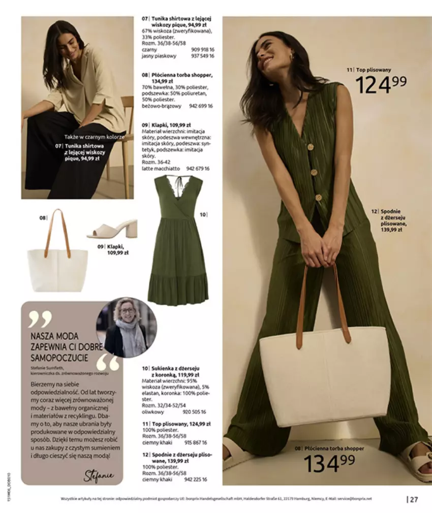 Gazetka promocyjna Bonprix - MODNY LUZ - ważna 15.07 do 25.08.2025 - strona 29 - produkty: Bell, Fa, Gra, Klapki, Koc, Moda, Mop, Spodnie, STP, Ubrania
