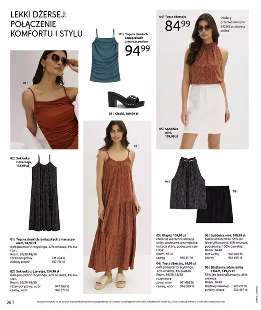 Gazetka promocyjna Bonprix - MODNY LUZ - ważna 15.07 do 25.08.2025 - strona 38 - produkty: Cień, Klapki, Koc, Por, Ser, Spódnica, Top