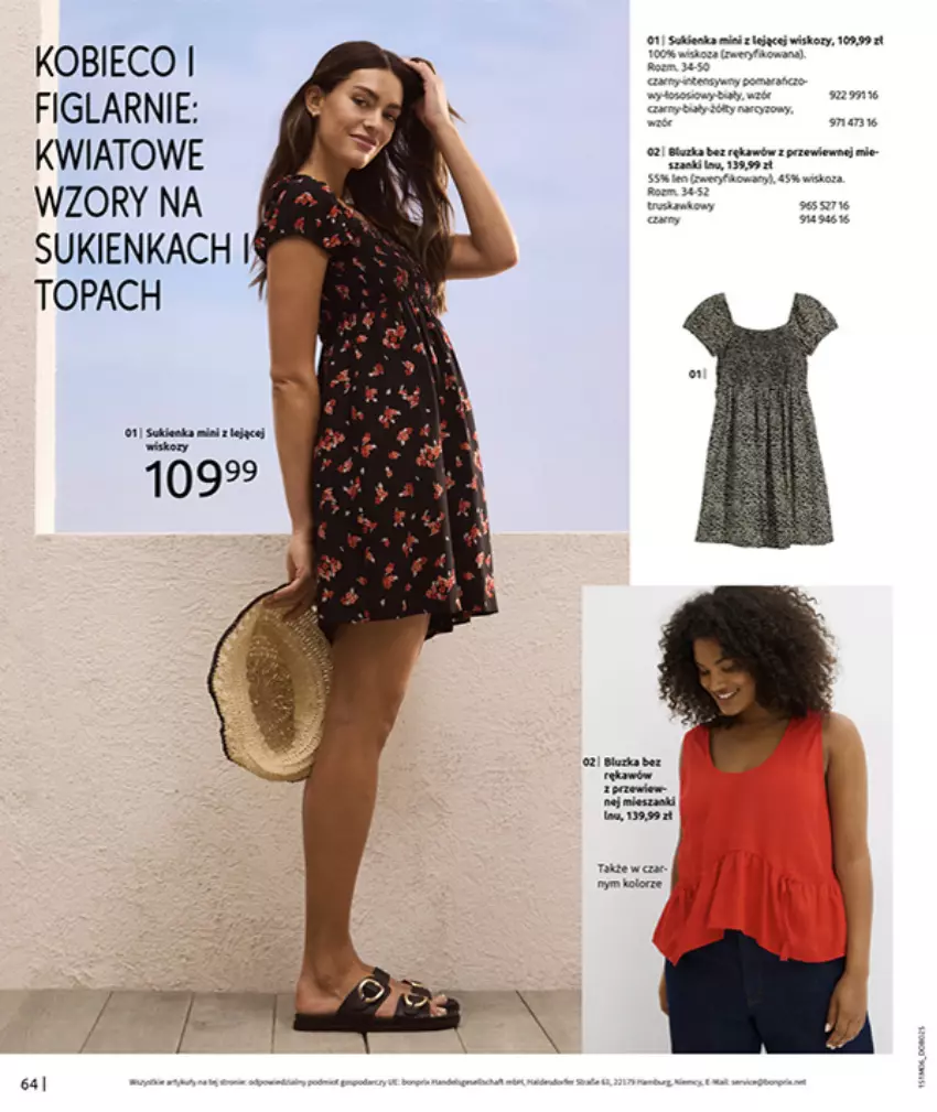 Gazetka promocyjna Bonprix - MODNY LUZ - ważna 15.07 do 25.08.2025 - strona 66 - produkty: Biurka, Gra, Koc, Por, Sukienka, Top