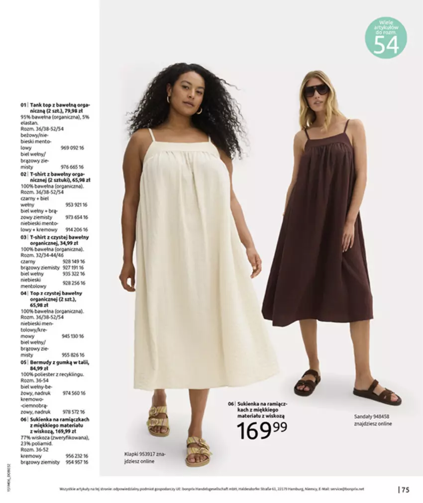 Gazetka promocyjna Bonprix - MODNY LUZ - ważna 15.07 do 25.08.2025 - strona 77 - produkty: Bermudy, LG, Por, Sukienka, Wełna