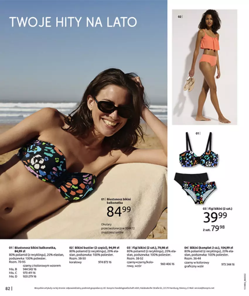 Gazetka promocyjna Bonprix - MODNY LUZ - ważna 15.07 do 25.08.2025 - strona 84 - produkty: Bikini, Figi, Gra