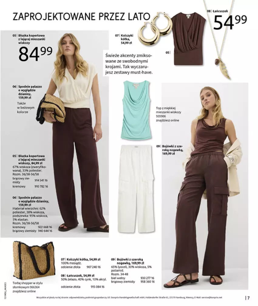 Gazetka promocyjna Bonprix - MODNY LUZ - ważna 15.07 do 25.08.2025 - strona 9 - produkty: Cynk, Kolczyki, Mars, Mus