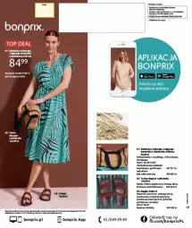 Gazetka promocyjna Bonprix - MODNY LUZ - Gazetka - ważna od 25.08 do 25.08.2025 - strona 124 - produkty: Klapki, Gra, Papier, Tarka, Sukienka, Fa
