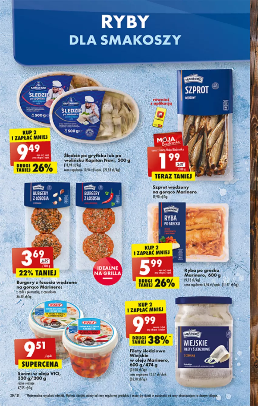 Gazetka promocyjna Biedronka - ważna 27.06 do 02.07.2022 - strona 20 - produkty: Gra, Kosz, Olej, Por, Sos, Surimi, Tera