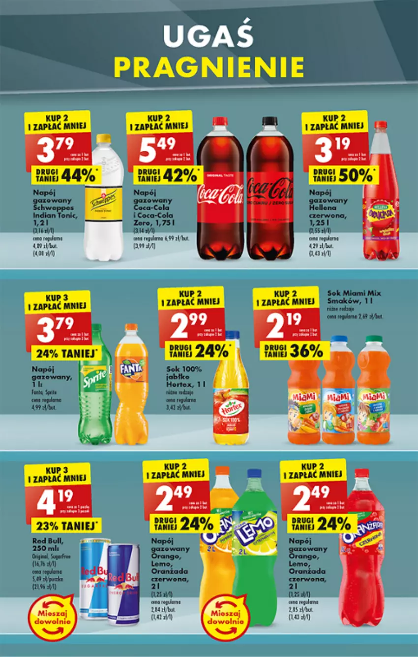 Gazetka promocyjna Biedronka - ważna 27.06 do 02.07.2022 - strona 37 - produkty: Brugi, Coca-Cola, Fa, Napój, Oranżada, Sok