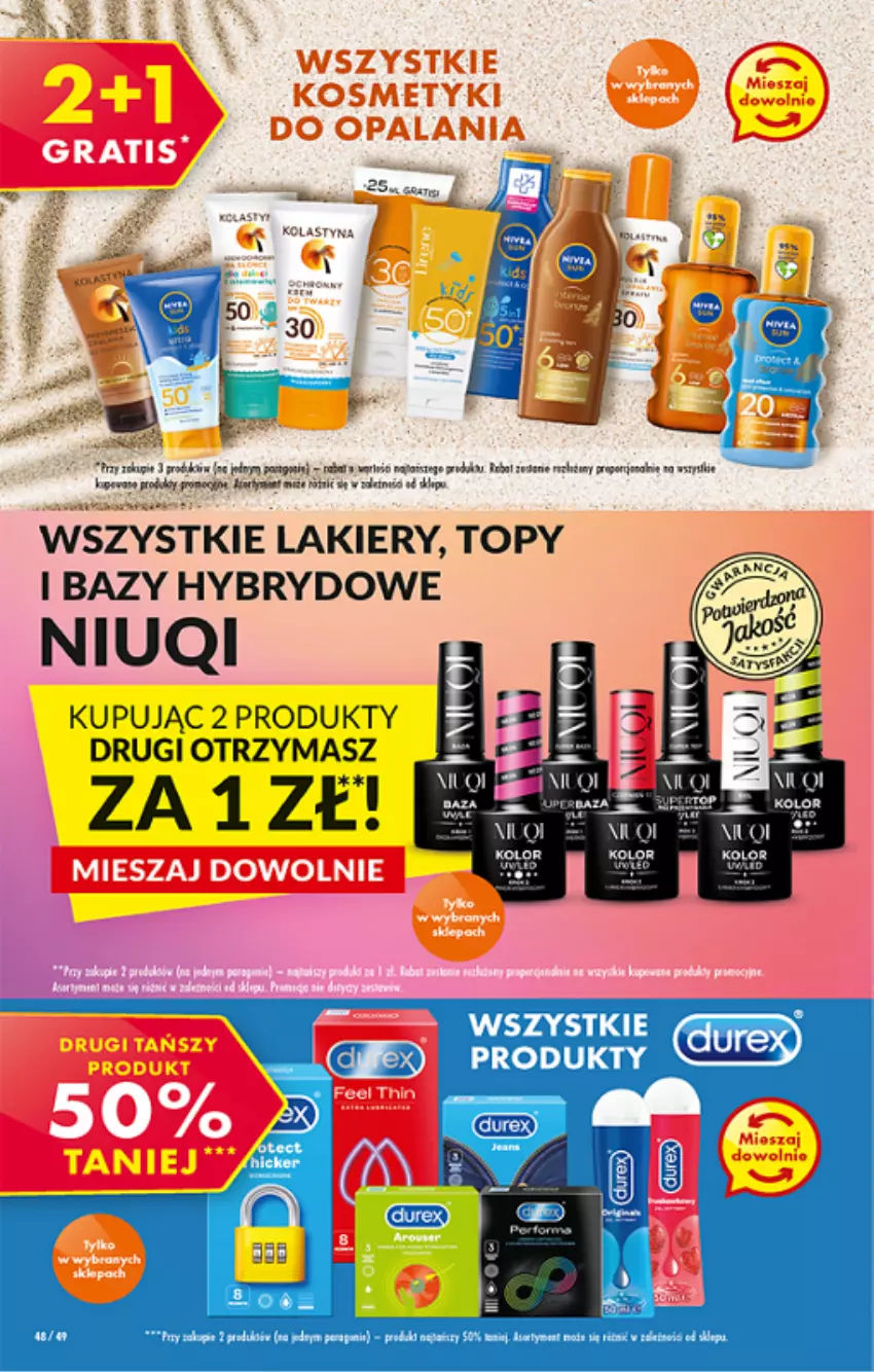 Gazetka promocyjna Biedronka - ważna 27.06 do 02.07.2022 - strona 48 - produkty: Ba!, Fa, Lakier, Niuqi, Top