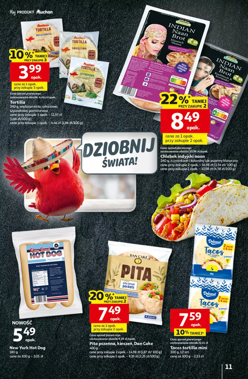 Gazetka promocyjna Auchan - Gazetka 30 Lat Hipermarket Auchan - ważna 29.01 do 04.02.2026 - strona 11 - produkty: Fa, Fairy, Hot dog, K2, Por, Tortilla
