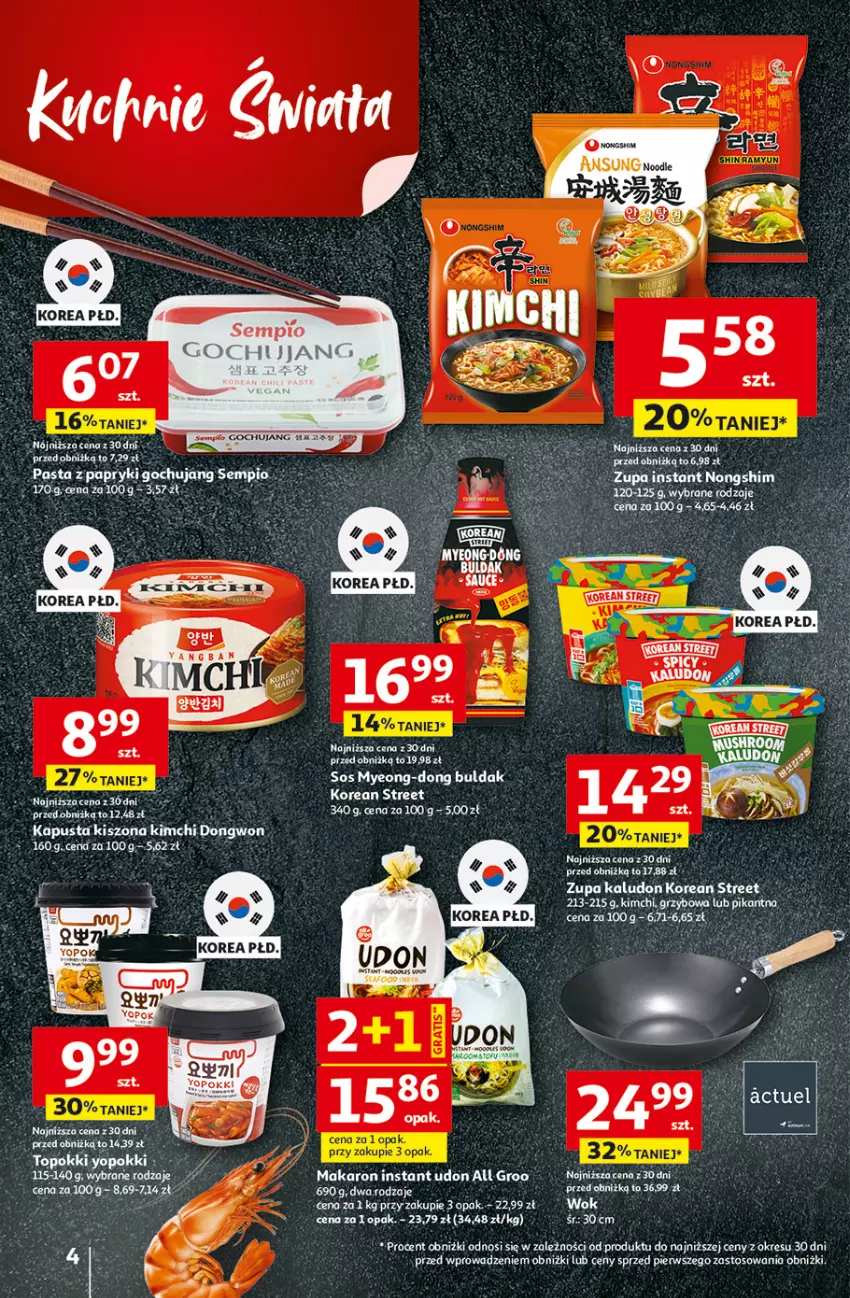 Gazetka promocyjna Auchan - Gazetka 30 Lat Hipermarket Auchan - ważna 29.01 do 04.02.2026 - strona 4 - produkty: Koc, Makaron, Zupa