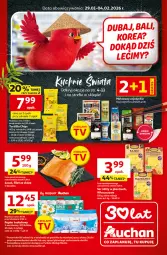 Gazetka promocyjna Auchan - Gazetka 30 Lat Hipermarket Auchan - Gazetka - ważna od 04.02 do 04.02.2026 - strona 1 - produkty: Makaron, Ser, Mazdamer, Cars, Tortilla, Tera, Tortilla Chips