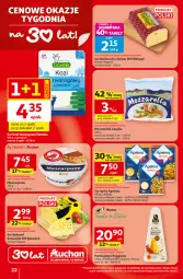 Gazetka promocyjna Auchan - Gazetka 30 Lat Hipermarket Auchan - Gazetka - ważna od 04.02 do 04.02.2026 - strona 22 - produkty: Mozzarella, Ser, Królewski