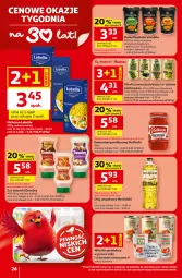 Gazetka promocyjna Auchan - Gazetka 30 Lat Hipermarket Auchan - Gazetka - ważna od 04.02 do 04.02.2026 - strona 26 - produkty: Koncentrat pomidorowy, Sos, Oliwki, Beskidzki, Olej rzepakowy, Pudliszki, Oliwki czarne, Olej, Pomidory