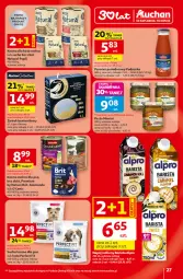 Gazetka promocyjna Auchan - Gazetka 30 Lat Hipermarket Auchan - Gazetka - ważna od 04.02 do 04.02.2026 - strona 27 - produkty: Animonda, Gra, Brit, Pesto, Podravka, Monini, Sucha karma