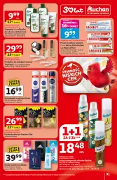 Gazetka promocyjna Auchan - Gazetka 30 Lat Hipermarket Auchan - Gazetka - ważna od 04.02 do 04.02.2026 - strona 31 - produkty: Makijaż, Top, Produkty do makijażu, Dezodorant, Pasta do zębów, Adidas, Lacalut, Woda toaletowa, Szampon, Garnier, Odżywka, Woda, Nivea, Farba do włosów, Fa