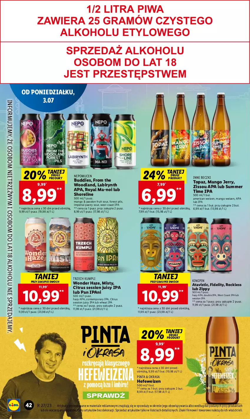 Gazetka promocyjna Lidl - GAZETKA - ważna 03.07 do 05.07.2023 - strona 52 - produkty: Imbir, Mango, Por, SESSIO, Top