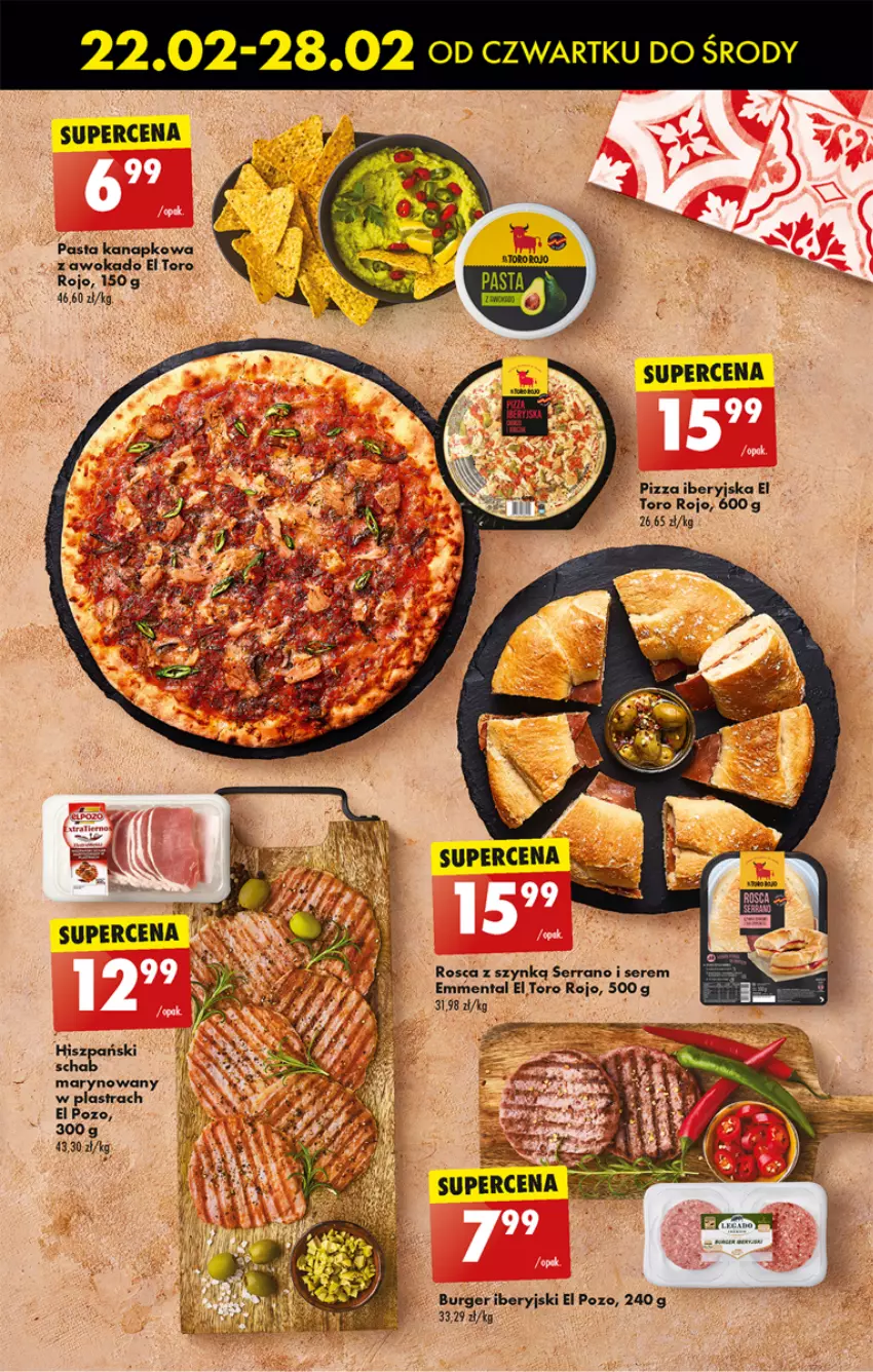 Gazetka promocyjna Biedronka - Od czwartku - ważna 22.02 do 28.02.2024 - strona 43 - produkty: Burger, Emmental, Fa, Pizza, Ser