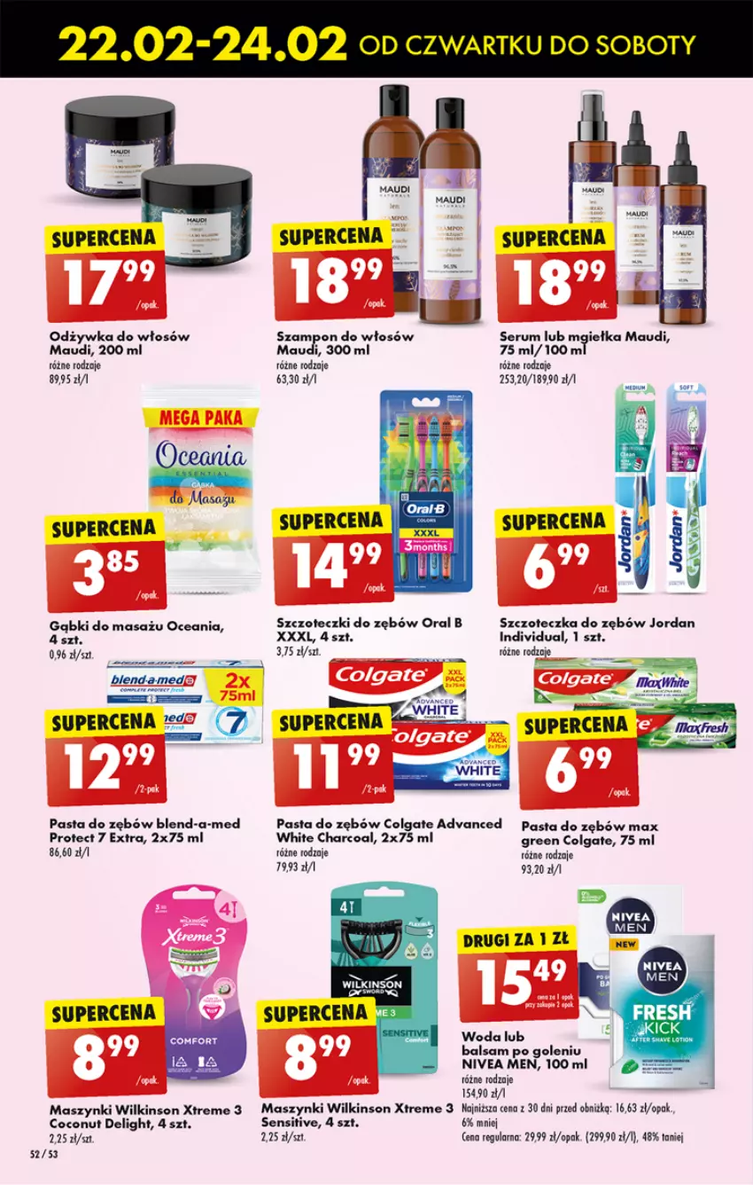 Gazetka promocyjna Biedronka - Od czwartku - ważna 22.02 do 28.02.2024 - strona 60 - produkty: Balsam po goleniu, Blend-a-Med, Colgate, LG, Nivea, Nivea Men, Odzywka do włosów, Oral B, Pasta do zębów, Rum, Ser, Serum, Szampon, Szczoteczka, Szczoteczka do zębów, Woda