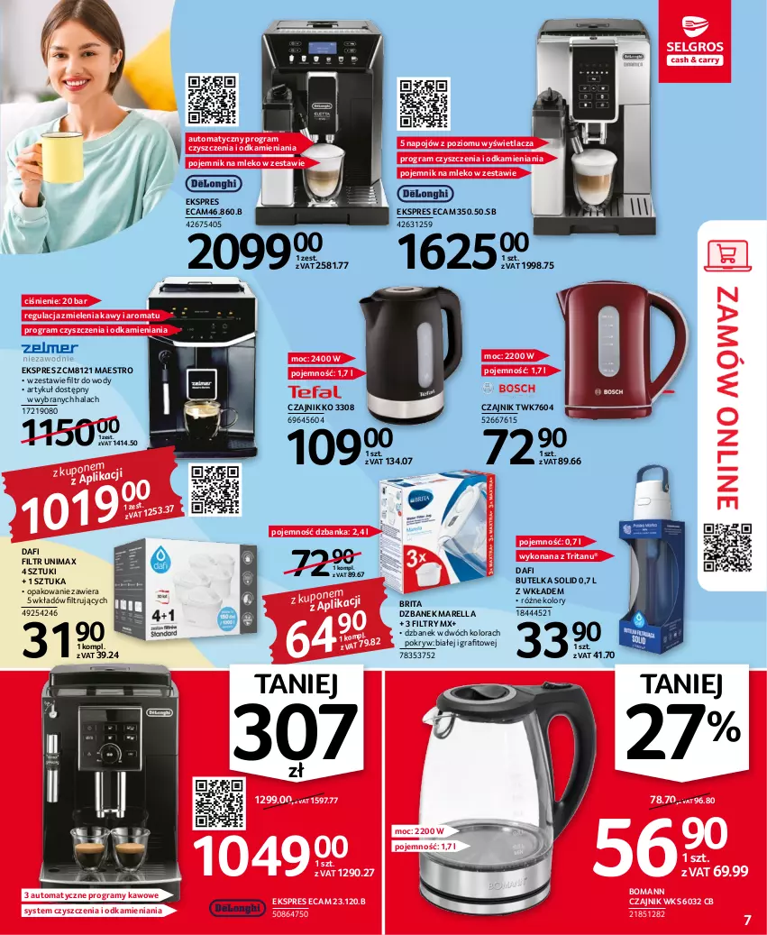 Gazetka promocyjna Selgros - Oferta przemysłowa - ważna 03.11 do 16.11.2022 - strona 7 - produkty: Brit, Brita, Czajnik, Dzbanek, Gra, Mleko, Pojemnik