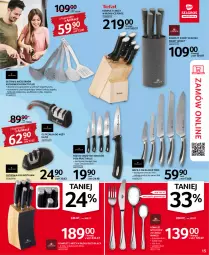 Gazetka promocyjna Selgros - Oferta przemysłowa - Gazetka - ważna od 16.11 do 16.11.2022 - strona 15 - produkty: Makaron, Noż, Gra, Ostrzałka do noży, Stojak, Widelec, Lack, Mango