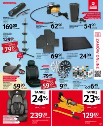 Gazetka promocyjna Selgros - Oferta przemysłowa - Gazetka - ważna od 16.11 do 16.11.2022 - strona 37 - produkty: Por, Kołpak, Dywanik, Stojak, Tapicerka, O Bag, Warka, Podstawka samochodowa, Lion, Sport, Mata do bagażnika, Kompresor, Smartfon, Dywan, Akumulator