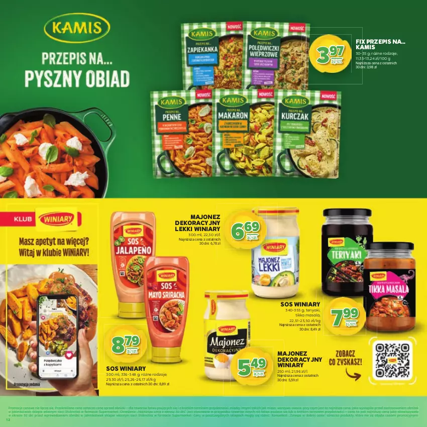 Gazetka promocyjna Stokrotka - Katalog Wiosenne Inspiracje! - ważna 26.02 do 11.03.2026 - strona 12 - produkty: Kamis, Majonez, Mięso, Owoce, Sos, Warzywa, Winiary